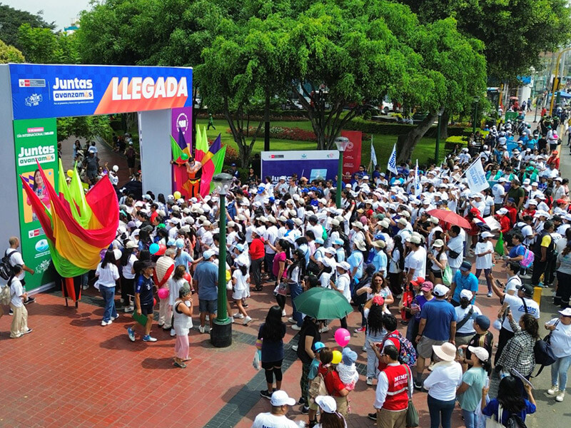foto evento desde dron